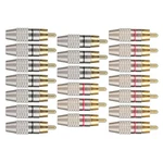 (10 X Black Ring, Red Ring) Rca Male Plug Audio Adapter Connector Speaker. Fixed Price $10.95.