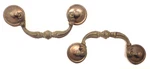 Vintage Zenith H880RZ Radio & Phono Part: Set Of 2 Brass Door Pullers 4" Long. Fixed Price $30.00.