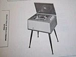 Philco E-1363, E-1763, & E-1765 Phonograph Record Player Photofact. Fixed Price $6.50.