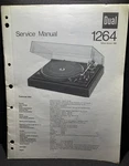 Dual 1264 Turntable Service Manual Original. Fixed Price $29.99.