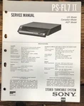 Sony PS-FL7 MK2 / Ii Record Player Turntable Service Manual *original*. Fixed Price $24.97.