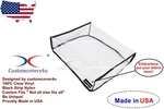 Clear Dust Cover Fit Turntable Audio-technics AT-LP60X + Embroidery. Fixed Price $26.99.