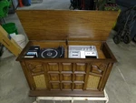 Vintage Sylvania Stereo Console Record Player *audio Wiring Needs Work*, SC0844P. Fixed Price $495.00.