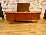 Mid Century Stereo Record Console Bluetooth By Packard Bell. Fixed Price $4500.00.