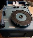 Vintage Califone 1410K Suitcase Record Player W/ Original Paper Instructions 70S. Fixed Price $135.00.