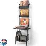 Record Player Stand With Vinyl Storage For Up 200 Albums, Turn. Fixed Price $159.99.
