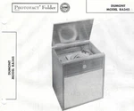 1956 Dumont RA345 Record Player Photofact Manual Phono Amplifier 3-SPEED Changer. Fixed Price $11.04.