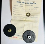 Vintage Phono Idler Wheels & Race Bearing #56-41, #56-47, #56-3A Nos. Fixed Price $49.99.