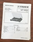 Fisher MT-9050 Record Player / Turntable Service Manual *original*. Fixed Price $19.97.