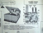 Original Sams Photofact Manual Columbia C-1010G, C-1010T (501). Fixed Price $6.99.