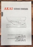 Akai AP-L45 -L45C AP-L95 -L95C Turntable Service Manual *original*. Fixed Price $34.97.