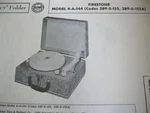 Firestone 4-A-144 Phonograph Record Player Photofact. Fixed Price $6.50.