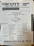 H.h. Hh Scott PS160 PS270 PS360 Service Manual *original**. Fixed Price $20.00.