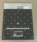 Marantz 6370Q Turntable Service Manual D-3970. Fixed Price $250.00.