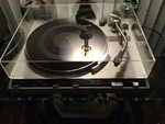 Technics SL-230 Turntable,just About Mint,at Cart,new Lid,serviced,watch Video!. Fixed Price $389.99.