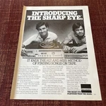 1977 Sharp Eye SG-181 Stereo Record Player Cassette Tape Deck Print Ad Original. Fixed Price $5.86.