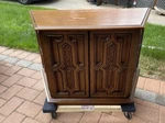 Vintage Motorola Turntable Stereo Cabinet - Restored, New Motor, Works Great. Fixed Price $250.00.