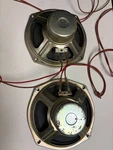 Two Vintage Magnavox Stereo Console Speakers Six Inch 4T82L Tested. Fixed Price $35.00.