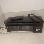 Technics Double Cassette Deck Stereo Tuner ST-Z990, RS-D225W Remote Tested. Fixed Price $49.99.