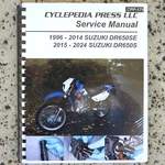 1996-2026 Suzuki DR650SE Dual Sport Service & Repair Manual. Fixed Price $32.95.