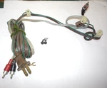Vintage Turntable Fisher 230-XA Original Audio Wires And Ac Cord. Fixed Price $29.50.