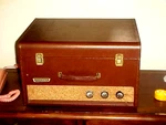 Vintage Record Player Webcor 1661-1-A Musicale Chrome Tt Leather Case Vr Cart. Fixed Price $149.99.
