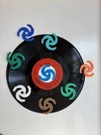 8 Multicolor Adapters For Seeburg 1000 Bms Records Magnavox Micromatic Turntable. Fixed Price $24.99.