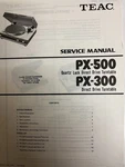 Teac PX-500 PX-300 Turntable Service Manual Rare Vintage. Fixed Price $26.84.