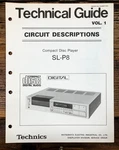 Technics SL-P8 Cd Player Circuit Descriptions Manual *original*. Fixed Price $24.97.