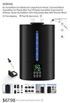Humidifiers For Bedroom Large Home, 6L Cool Mist. Fixed Price $49.99.