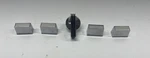 Vintage Panasonic SE-1519 SD-15 Dial Bass Treble Volume Selector Knob Parts Lot. Fixed Price $28.99.