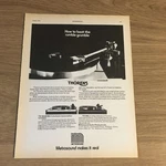 GRAM163 Magazine Advert 11X8 Thorens Td 160C Turntable. Fixed Price $11.98.