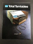Bsr Total Turntables 6500CX 4800DX Original Promotional Brochure Ad. Fixed Price $11.11.
