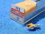 Astatic 113 (e.v: 107. Jensen: 88. Pfanstiehl: 944-SS77.). Fixed Price $21.00.