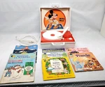 Mickey Mouse Disney Disco Portable Record Player Turntable (tested) 33 Rpm. Fixed Price $99.95.