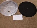 Vintage Orig. Kenwood KD-72FB Metal Turntable Platter & Rubber Mat (parts Only). Fixed Price $34.00.