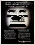 Technics Vintage Magazine Ad Mkii Series Turntables 1970S 80S Audiophile Print. Fixed Price $13.50.