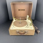 Trav-ler 7075 Speed Record Player Electric Phonograph Parts Repair. Fixed Price $35.00.