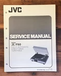 Jvc JL-F50 Record Player / Turntable Service Manual *original*. Fixed Price $24.97.