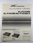Vintage Oem Jvc Instruction Manual For AL-F330BK / And F350BKX Turntable. Fixed Price $20.00.