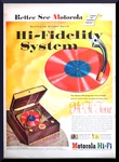 1953 Motorola Radio Phonograph Advertisement Record Player 53F2 Vtg Print. Fixed Price $9.95.