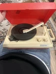 Vintage Passport Portable Record Player Red Turntable Tested And Works. Fixed Price $65.00.