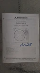 Mitsubishi DP-15 Service Manual Original Repair Book Stereo Turntable Record. Fixed Price $19.98.
