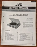 Jvc QL-FX5B Record Player / Turntable Service Manual *original*. Fixed Price $24.97.