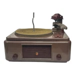 Montgomery Ward 84-GDC-963A Tube Record Player Powers No Sound. Fixed Price $19.99.