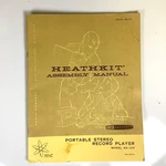 Vintage Heathkit GD-109 Portable Stereo Record Player Assembly Manual Complete. Fixed Price $12.00.