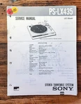 Sony PS-LX435 Record Player / Turntable Service Manual *original*. Fixed Price $19.97.