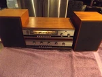 Vintage Pilot Am Fm Lw KW1/2 Stereo Component System W/ Speakers Powers Up Plays. Fixed Price $69.00.