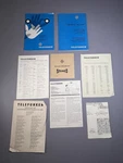 Telefunken Bayreuth 5552 Mx Tube Console Stereo & Tw 504 Manual Papers Schematic. Fixed Price $28.00.