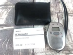 Sony ICD-50 Digital Voice Recorder With Manual And Pouch. Fixed Price $37.65.